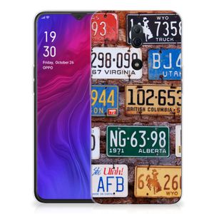 OPPO Reno Z Siliconen Hoesje met foto Kentekenplaten