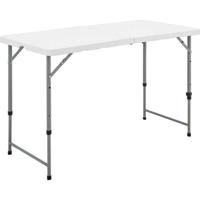 Klaptafel - 120 cm - 4 personen - Gepoedercoate stalen buizen, Ø 25 x 1 mm