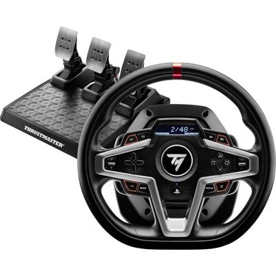 Thrustmaster T248P FF Wheel (PS5/PC) Stuurwiel PC, PlayStation 4, PlayStation 5 Zwart, Zilver Incl. pedaal