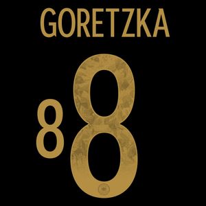 Goretzka 8 (Officiële Duitsland Away Bedrukking 2022-2023)