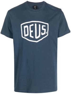 Deus Ex Machina t-shirt en coton à logo imprimé - Bleu