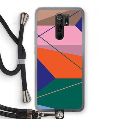 Gestalte 1: Xiaomi Redmi 9 Transparant Hoesje met koord