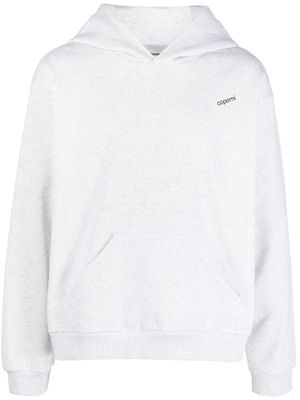 Coperni hoodie en coton mélangé à logo imprimé - Gris