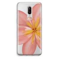 Pink Ellila Flower: OnePlus 6 Transparant Hoesje