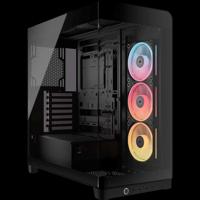Corsair 4500X LX-R RGB Tempered Glass Mid-Tower, Black Midi Tower Zwart