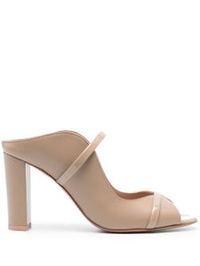 Malone Souliers mules Norah 85 mm en cuir - Tons neutres