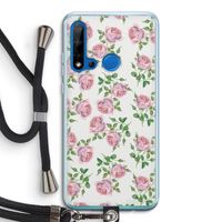 Kleine roosjes: Huawei P20 Lite (2019) Transparant Hoesje met koord