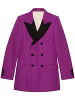 Gucci blazer à boutonnière croisée - Violet - thumbnail