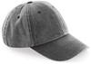 Beechfield CB655 Low Profile Vintage Cap - Vintage Black - One Size