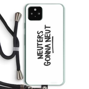 Neuters: Pixel 5a 5G Transparant Hoesje met koord