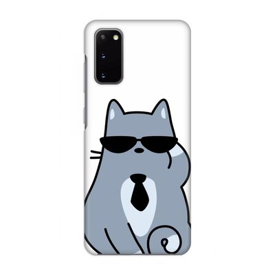 Cool cat: Volledig geprint Samsung Galaxy S20 Hoesje
