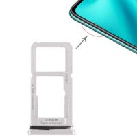 SIM-kaart lade + SIM-kaart lade/micro SD-kaart lade voor OPPO R15 (zilver)