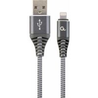 Gembird CC-USB2B-AMLM-1M-WB2 Lightning-kabel Grijs, Wit - thumbnail