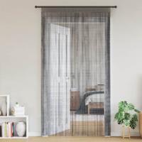 VidaXL Draadgordijnen 2 stuks antraciet 140x250 cm