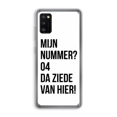 Da ziede van hier: Samsung Galaxy A41 Transparant Hoesje