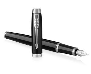 Parker IM vulpen Cartridgevulsysteem Zwart, Chroom 1 stuk(s)