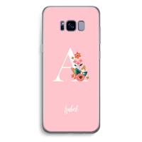 Pink Bouquet: Samsung Galaxy S8 Plus Transparant Hoesje