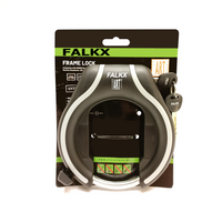 Falkx FALKX Securitas, zwart/grijs, ART**, gat voor insteekketting 1677/5988/1626, (hangverpakking)