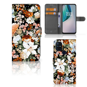 Hoesje voor OnePlus Nord N10 Dark Flowers