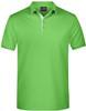 James & Nicholson JN726 Men´s Polo Single Stripe - Lime-Green/White - XL