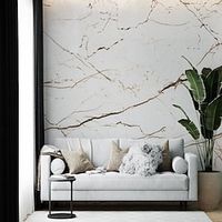 cool wallpapers abstract marmeren behang muurschildering witte bekleding sticker verwijderbaar pvc/vinyl materiaal zelfklevend/klevend vereist muurdecor voor woonkamer keuken badkamer Lightinthebox