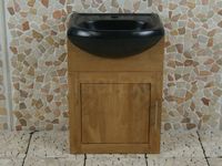 Bad- of Toiletmeubel Semeru Cabinet Houtsoort Teak 45 cm. - thumbnail