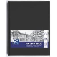 Oxford ""Sketchbook"" dummyboek, 96 vel, 100 g/m², ft A4, zwart 5 stuks