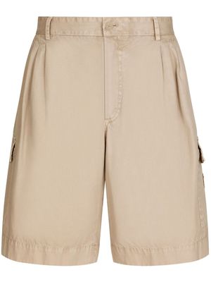 Dolce & Gabbana short cargo à taille haute - Tons neutres