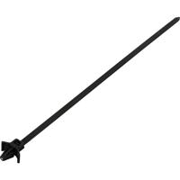 TRU COMPONENTS TC-WM-200-4.8-UVB-B Kabelbinder 200 mm 4.8 mm Zwart Met vleugelsluiting, UV-bestendig, Chemische bestandigheid 100 stuk(s)