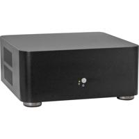 Inter-Tech itx a80 htpc behuizing (zwart | 2x usb-a)