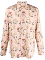 ETRO chemise en coton à fleurs - Rose - thumbnail