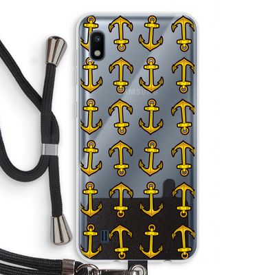 Musketon Anchor: Samsung Galaxy A10 Transparant Hoesje met koord