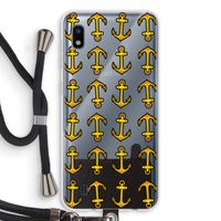 Musketon Anchor: Samsung Galaxy A10 Transparant Hoesje met koord