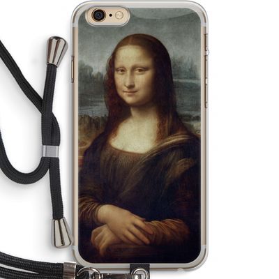 Mona Lisa: iPhone 6 PLUS / 6S PLUS Transparant Hoesje met koord
