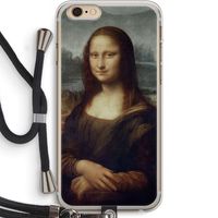 Mona Lisa: iPhone 6 PLUS / 6S PLUS Transparant Hoesje met koord