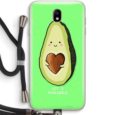Avocuddle: Samsung Galaxy J7 (2017) Transparant Hoesje met koord