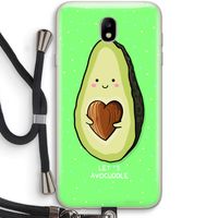 Avocuddle: Samsung Galaxy J7 (2017) Transparant Hoesje met koord