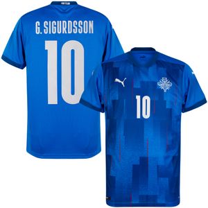 IJsland Shirt Thuis 2020-2021 + G.Sigurdsson 10