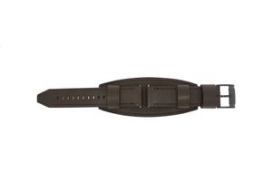 Horlogeband Fossil JR1365 Onderliggend Leder Bruin 25mm