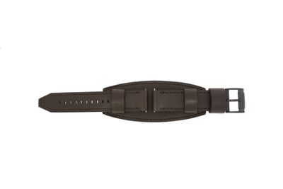 Horlogeband Fossil JR1365 Onderliggend Leder Bruin 25mm