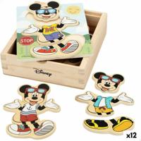 Houten Kinderpuzzel Disney + 2 Jaar (12 Stuks) Houten Kinderpuzzel Disney + 2 Jaar (12 Stuks)