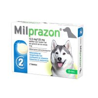 Milprazon ontworming grote hond 12,5mg - 2 tabletten