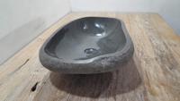 Flussstein Waschschale RXL250350, 61x37x15 cm