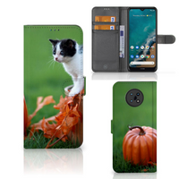 Nokia G50 Telefoonhoesje met Pasjes Kitten - thumbnail