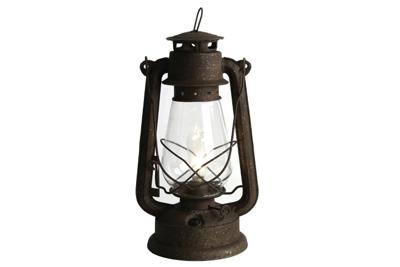 Lantaarn LED timer ro Kilian L grij - Countryfield