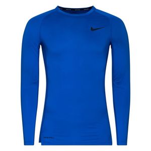 Nike Pro Compression Top - Blauw/Zwart 