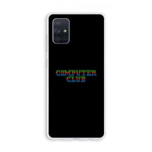 Retro: Galaxy A71 Transparant Hoesje