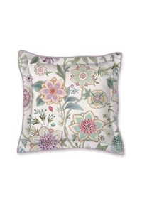 Pip Studio Pip Studio Viva Las Flores Square Cushion White 45x45 cm