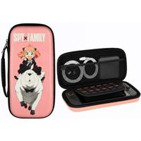 Bescherm- en draagtas - Nintendo Switch 2 - Konix - Spy x Family - Accessoire-opbergtas - Anya en Bond Forger - Roze
