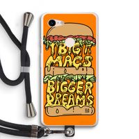 Big Macs Bigger Dreams: Pixel 3 XL Transparant Hoesje met koord